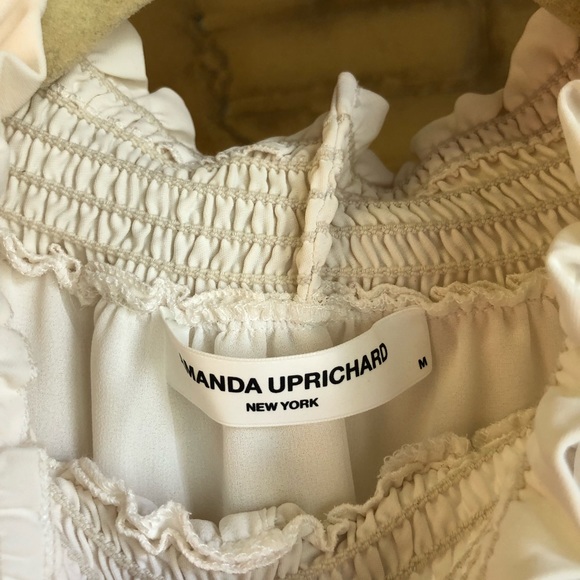 Revolve Amanda Uprichard Kimmie Dress in Ivory - Picture 8 of 10